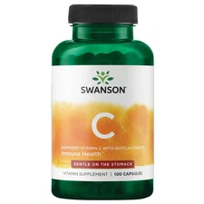 Swanson Buffered Vitamin C with Bioflavonoids 500 mg 100 Capsules