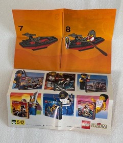 Lego Castle #1804 Crossbow Boat Complete Instructions Bag