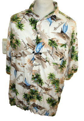 Mauro Cesandro HAWAII HEMD Herren Hawaiishirt  Gr 2XL Magnum Aloha Rockabilly
