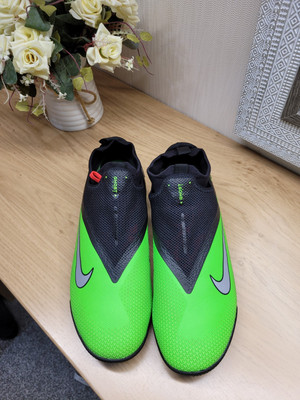 EUC Nike React Phantom VSN 2 Pro Ghost Lace Astro Turf Stiefel Größe 10 ABER PASSFORM 9