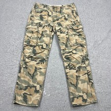 Levi's Ace Cargo I Pants Men's 32x30 Camo Twill Spec White Tab Relaxed 12462
