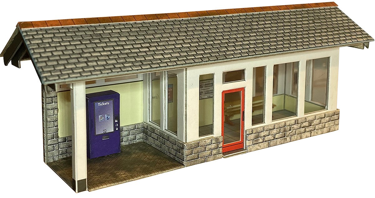 Metcalfe PN923 N Scale Modern Platform Shelter