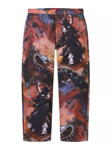 Jean ample Supreme x Frank Frazetta taille 32 Fw24