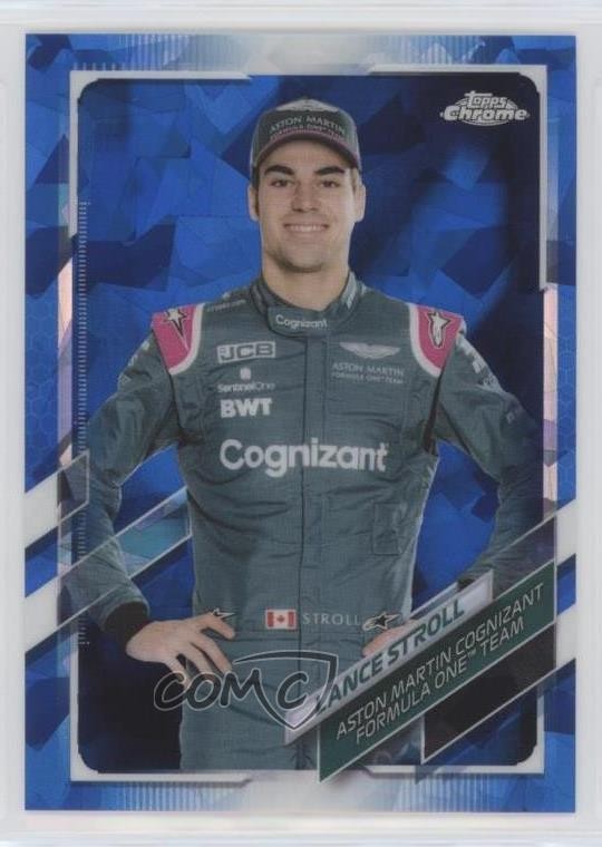 2021 Topps Chrome Sapphire Edition Formula 1 F1 Racers Lance Stroll #8 1md