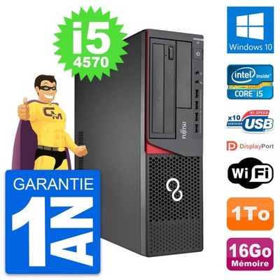 PC Fujitsu Esprimo E720 DT Intel i5-4570 RAM 16GB Festplatte 1TB Windows 10 Wifi