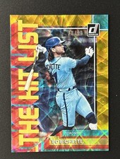 2022 Donruss #THL-5 Bo Bichette The Hit List Gold #/99 Toronto Blue Jays
