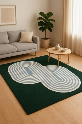 Handmade Rug | Irregular Rug | Wool Rugs | Living Room Rug | Tufted A303