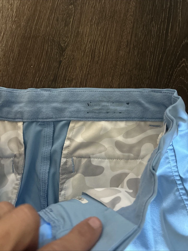 Vineyard Vines Blue On The Go Lightweight Performance Pants Boys 14 Adjustable - Image 3 of 4