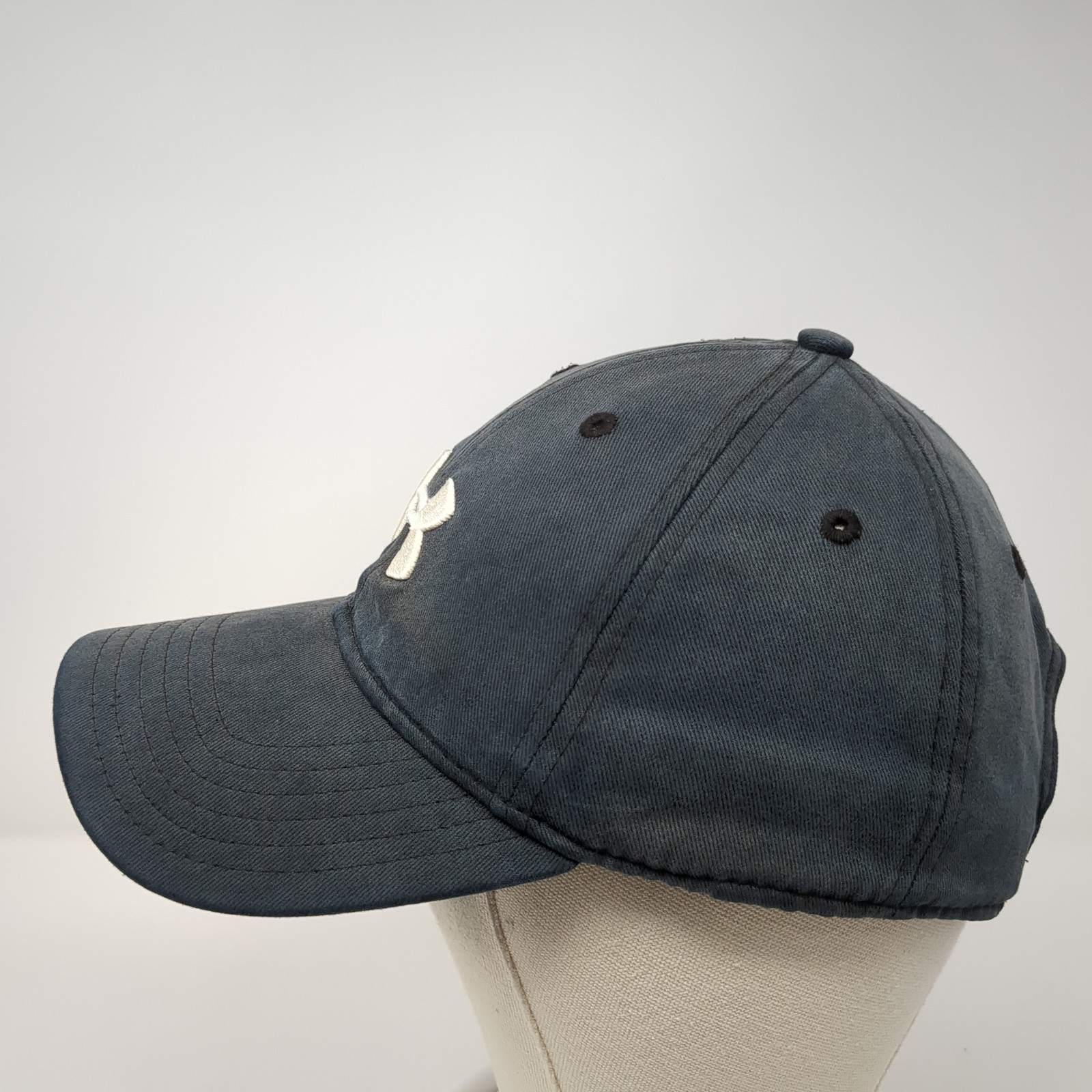 Under Armour Strapback Hat Blue Large Embroidered… - image 3