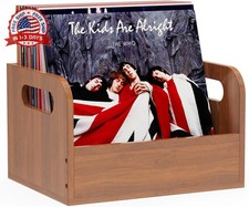 100 Solid Wood Vinyl Record Storage Retro  Sturdy Wooden Vinyl Crate  Vinly R