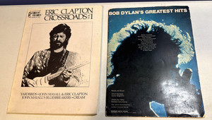 BOB DYLANS + ERIC CLAPTON Greatest Hits Songbook  "Crossroads Vol 1 Notes & Tab"