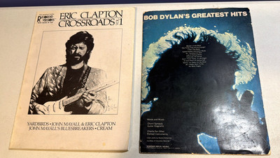 BOB DYLANS + ERIC CLAPTON Greatest Hits Songbook  ''Crossroads Vol 1 Notes & Tab''