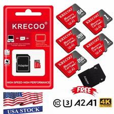 Micro SD Card Memory 64GB 128GB 256GB 1024GB Lot Extreme Ultra U3 V30 A2 4K