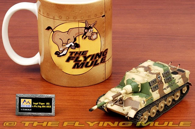 Modelo Fácil 1:72 Sd.Kfz.186 Jagdtiger Exército Alemão sPzJgAbt 653 #115 - Imagem 4 de 4