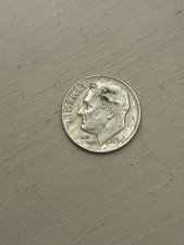 1964 United States Of America Roosevelt Dime Silver 90% KM#195