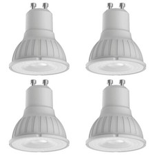 4 x Megaman 140500 Dimmable LED GU10 PAR16 Bulbs 36° 2700K Warm White