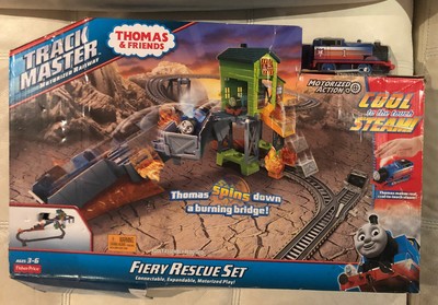 trackmaster fiery rescue set