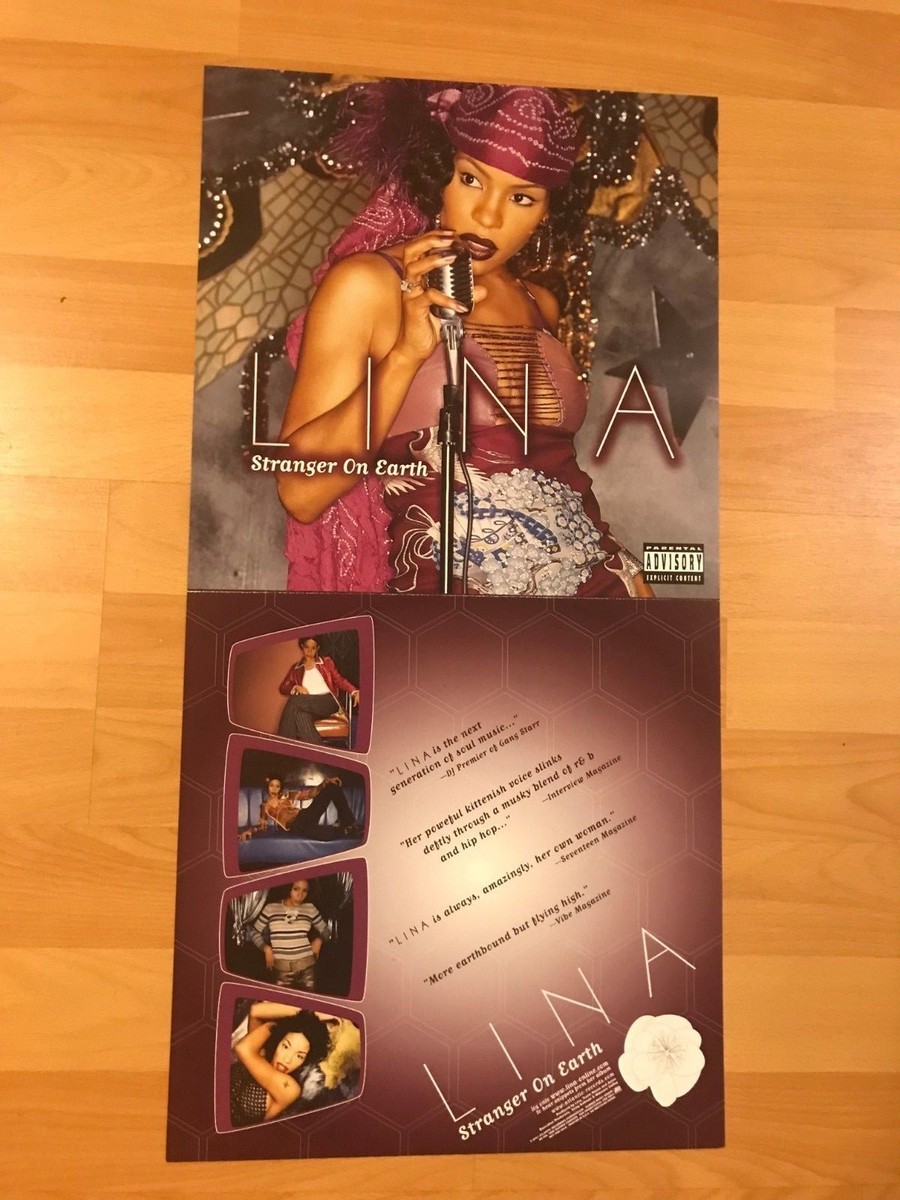 LINA Stranger on Earth Promo Sexy POSTER R&B Hip Hop Rap Gang