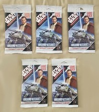 5 NEW Wizkids STAR WARS Pocketmodel TCG GROUND ASSAULT Game CARDS Packs LOT