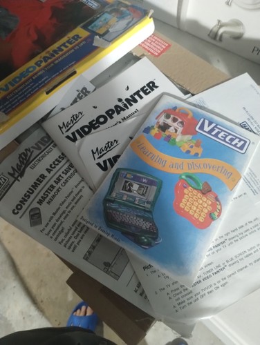 Vintage 1990’s VTech Master Video Painter TV Drawing Pad Unused in Open Box - Picture 5 of 8