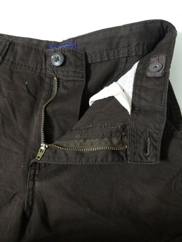 Boys Size 12 Cherokee Brown Adjustable Waist Band Cargo Shorts Cotton 1456 - Picture 7 of 10