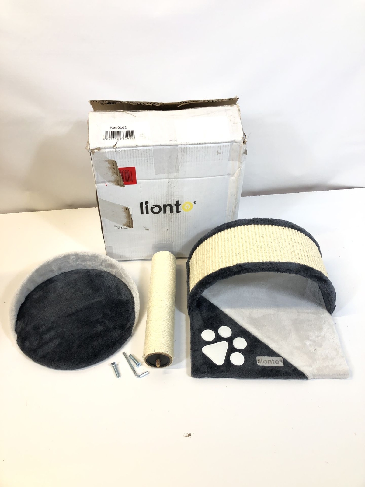 tiragraffi lionto piccolo arco tiragraffi, altezza 43 cm - incompleto