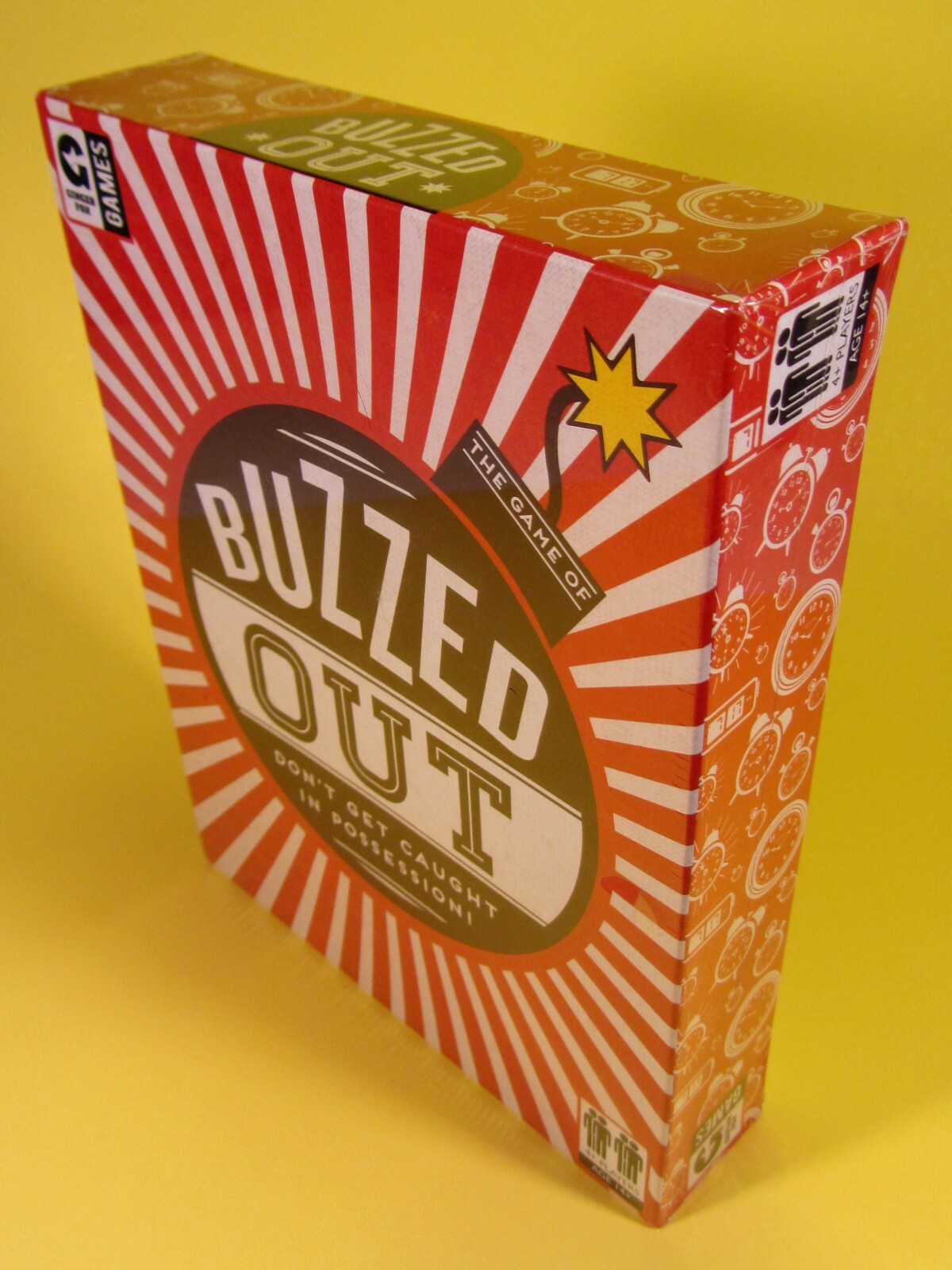 Buzzed Out Don't Get Caught in Posession Word Phrase Card Game Ginger