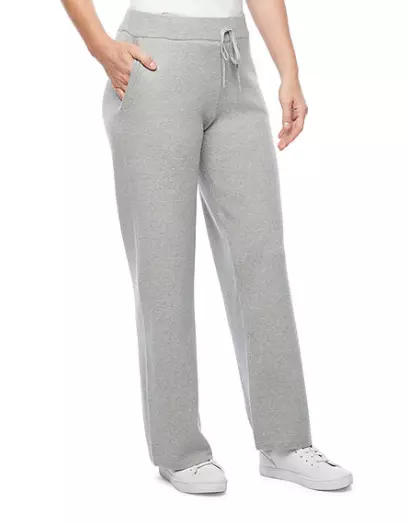 Liz Claiborne Women's Light Heather Gray Lounge Pants Sweatpants