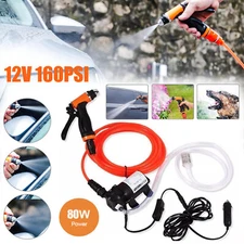 12V 160PSI Washdown Wash Pump Kit Electric DIY Car Washer Cleaner Sprayer Tool