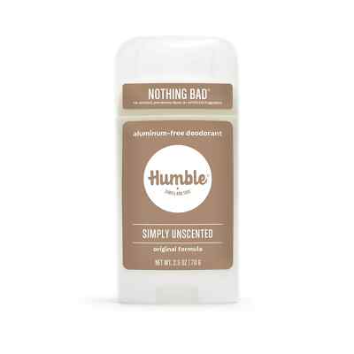 Humble Natural Deodorant Original Formula Simply Unscented 2.5 oz. aluminum free
