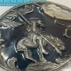 End Of Trail Men’s Belt Buckle By Siskiyou Blue Color Made In USA 1995 — photo 9