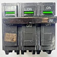 General Electric THBQ32020 Circuit Breaker 20A 3-Pole 240VAC