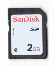 Sandisk 2GB SD Class 2 Camera Memory Card