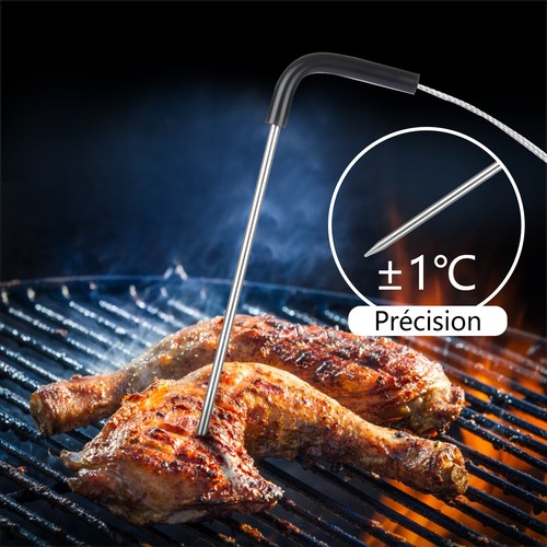 Bluetooth Grillthermometer IBT-2X Sonden Sensor C/F Tragetasche Kasten BBQ Oven - Bild 28 von 47