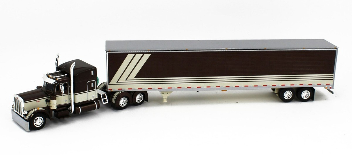 2023 DCP 1:64 *BROWN & CREAM* Peterbilt 359 63