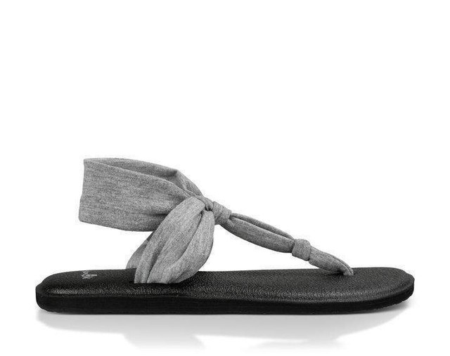 grey sanuk sandals