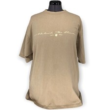 Vintage 90s Soffe’s “Unleash The Beast” Brown T-shirt Made In USA Size XL