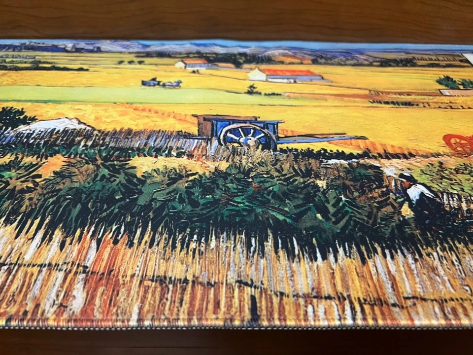 Computer Mouse Keyboard Pad Country Landscape Thanksgiving 23" 3/8 x 12" NEW - Image 2 of 3