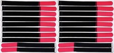 20x Hook and Loop Tapes Cable Hook and Loop 300 x 25mm Red Cable Hook and Loop Tape Cable Ties Hook and Loop
