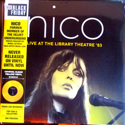 NICO live at the library theatre 1983  LP NEU / OVP Sealed