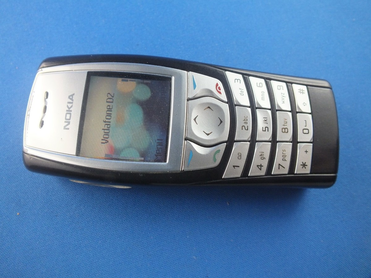 Nobu④ Original Nokia 6610 NHL-4U Schwarz ohne Simlock Unlocked Rarität