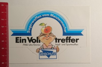 Sticker/Decal: Anschütz a direct hit Ulm Danube (09031721)