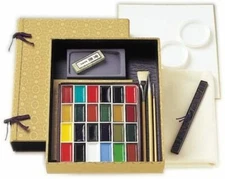 Japanese painting color ink set No.3  24 colors