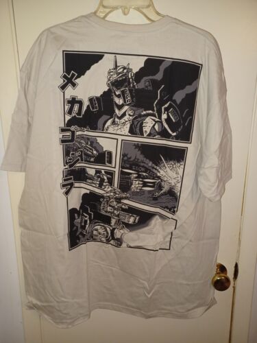 Godzilla Mechagodzilla Manga Double-Sided T-Shirt 3XL NEW w Tags Ripple Junction - Picture 4 of 7