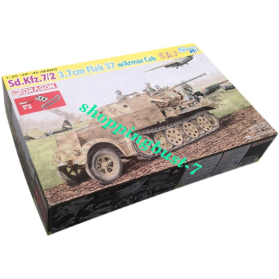 Dragon 6542 1/35 WW.II German Sd.Kfz.7/2 8t Half-track 3.7cm