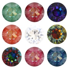 Superior PRIMERO 1088 Chaton Round Foiled Crystals More Colors