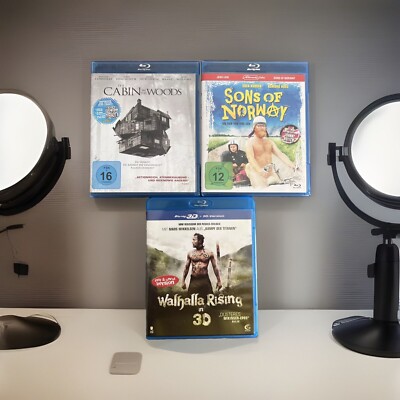 Walhalla Rising 3D/ The Cabin in the Woods/ Sons of Norway Blue Ray Disc Vintage