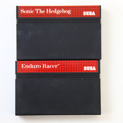 Sega Master System OVP Sonic the Hedgehog + Enduro Racer Sehr Gut nur Modul