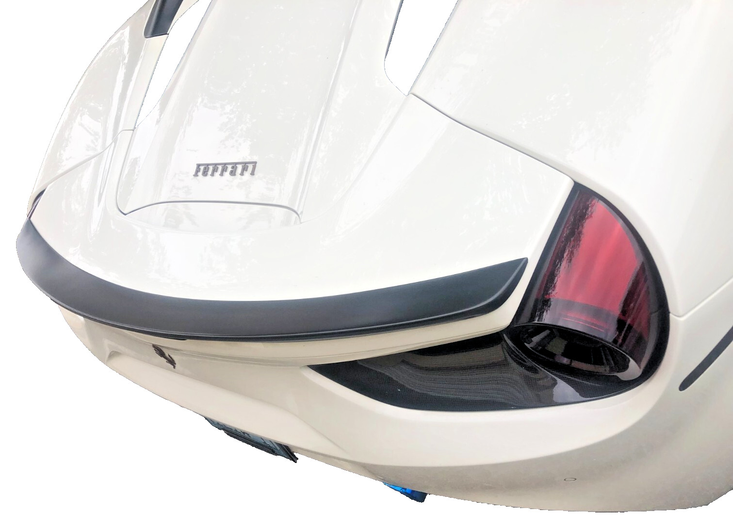 2015-19 Ferrari 488 GTB Tesoro CF Carbon  Flush Mount Trunk Lip Spoiler MADE USA