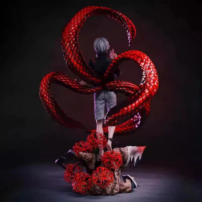 Tokyo Ghoul Kaneki Ken Double Headed Carving PVC Figure Model Toy Gift US Stock - Image 4 of 4
